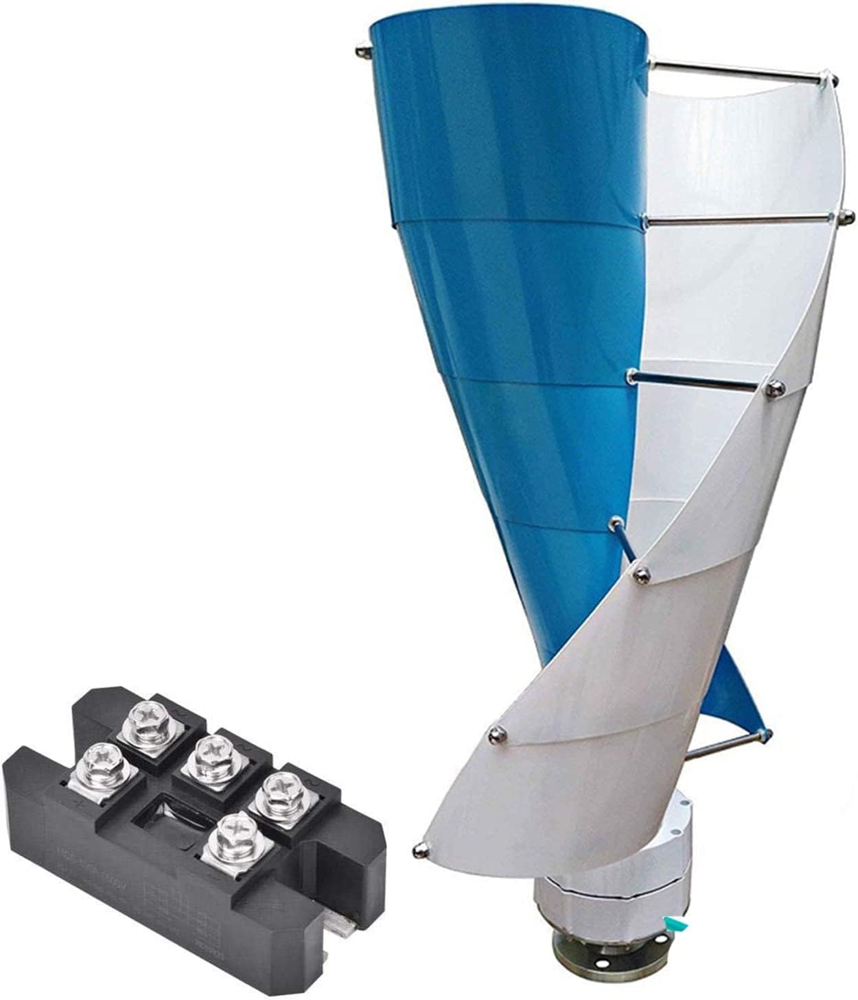 Energy Wind Turbines, 5000W Wind Generator Kit Wind Power Generator for Marine Home Windmill Generator Suit for Hybrid Solar Wind System