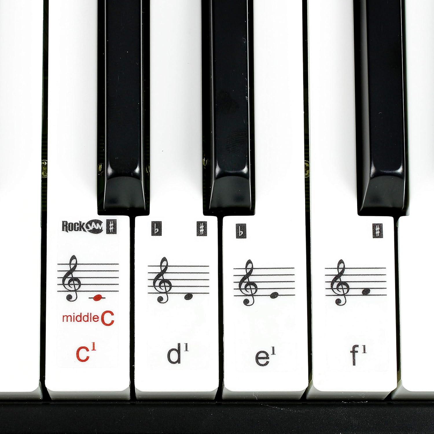 RockJam RJ761 61 Key Keyboard Piano with Keyboard Bench, Digital Piano Stool, Sustain Pedal, Headphones & Lessons