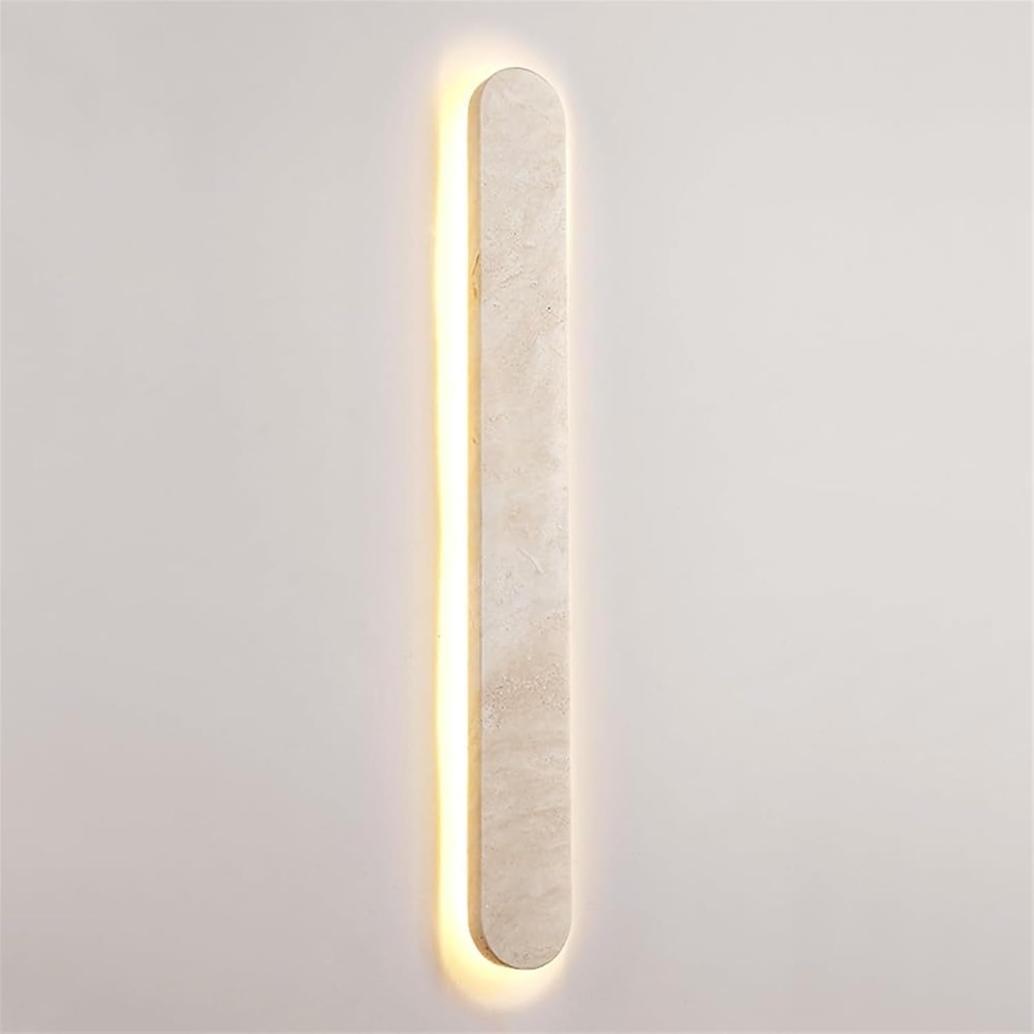 Outdoor Lighting Modern Linear Long Strip Outdoor Wall Light Natural Stone Marble Wall Mount Lamp Exterior Waterproof LED Wall Sconce IP65 Front Porch Lighting for Patio Door Garage Yard Hotel Corrido