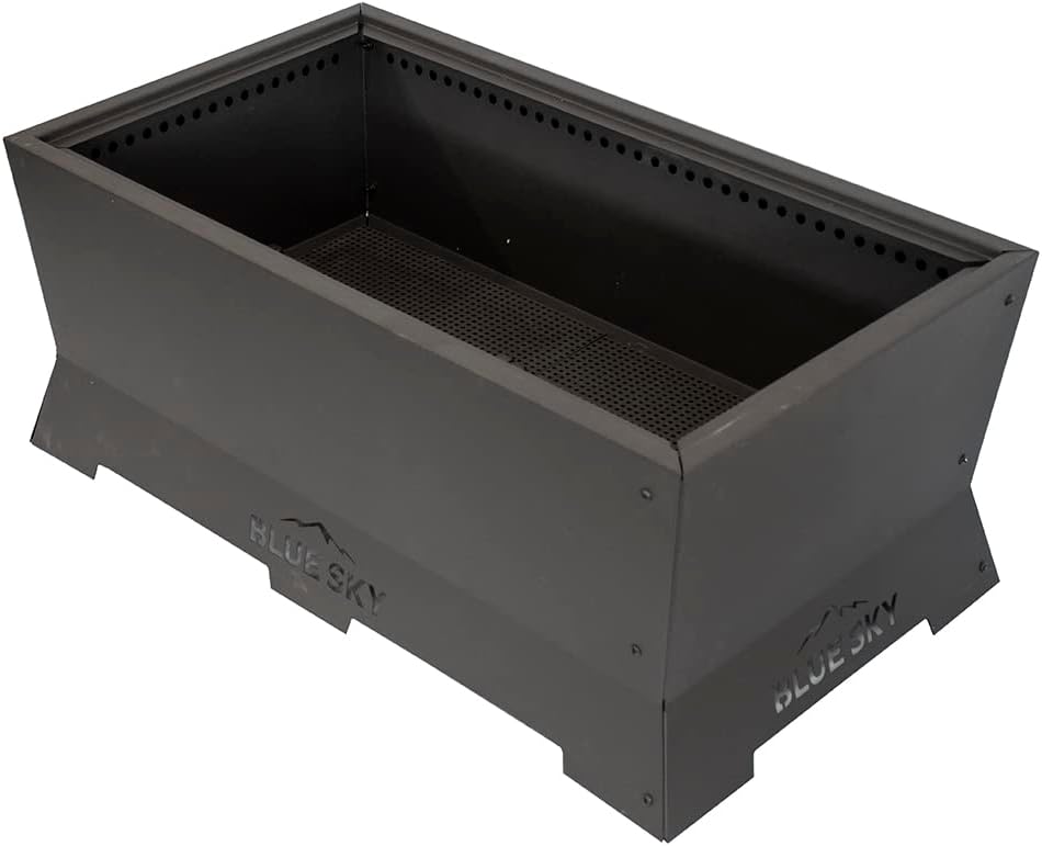 Blue Sky Outdoor Living Fire Pit - 38.50 x 16.00 Peak and Rectangle Peak Combo with Strong and Sturdy Design and Smokeless Burn