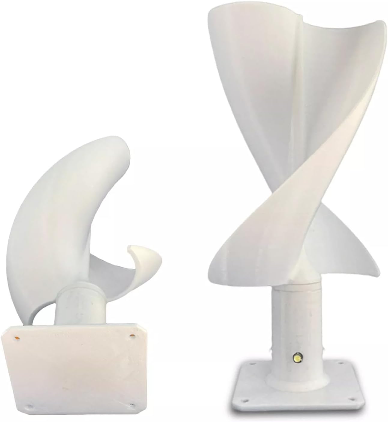 20W Micro Spiral Blade Wind Turbine Generator Model With LED Light, DIY Permanent Magnet Small Wind Turbine For Educational Display And Demonstration