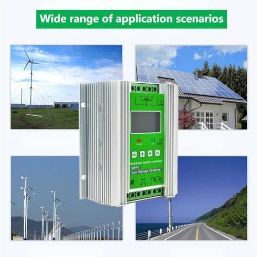 Hybrid Charge Controller 6000W/8000W/10000W/12000W 12V/24V/48V Auto Switch Regulator MPPT for Wind Solar Applications