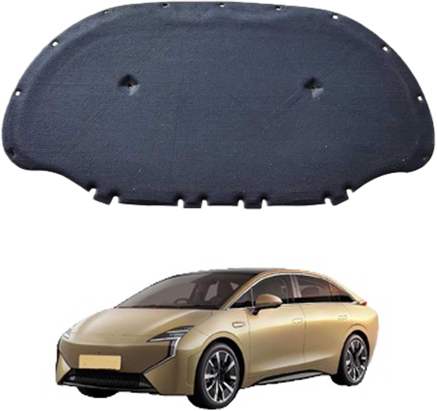 Car Front Hood Engine Sound Pad for Skoda Octavia 2015-2022 OE:5E0863831A, Heat Insulation Cotton Mat Cover Soundproof Car Accessories