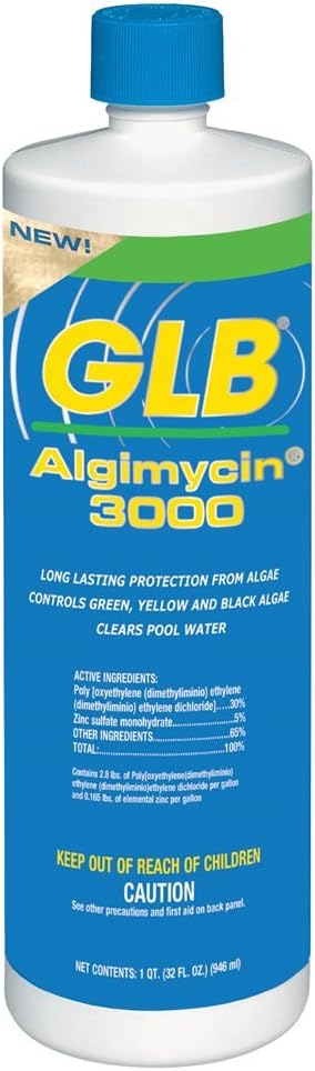 GLB 71105A Algimycin 3000 Algaecide, 1-Quart, Case of 12