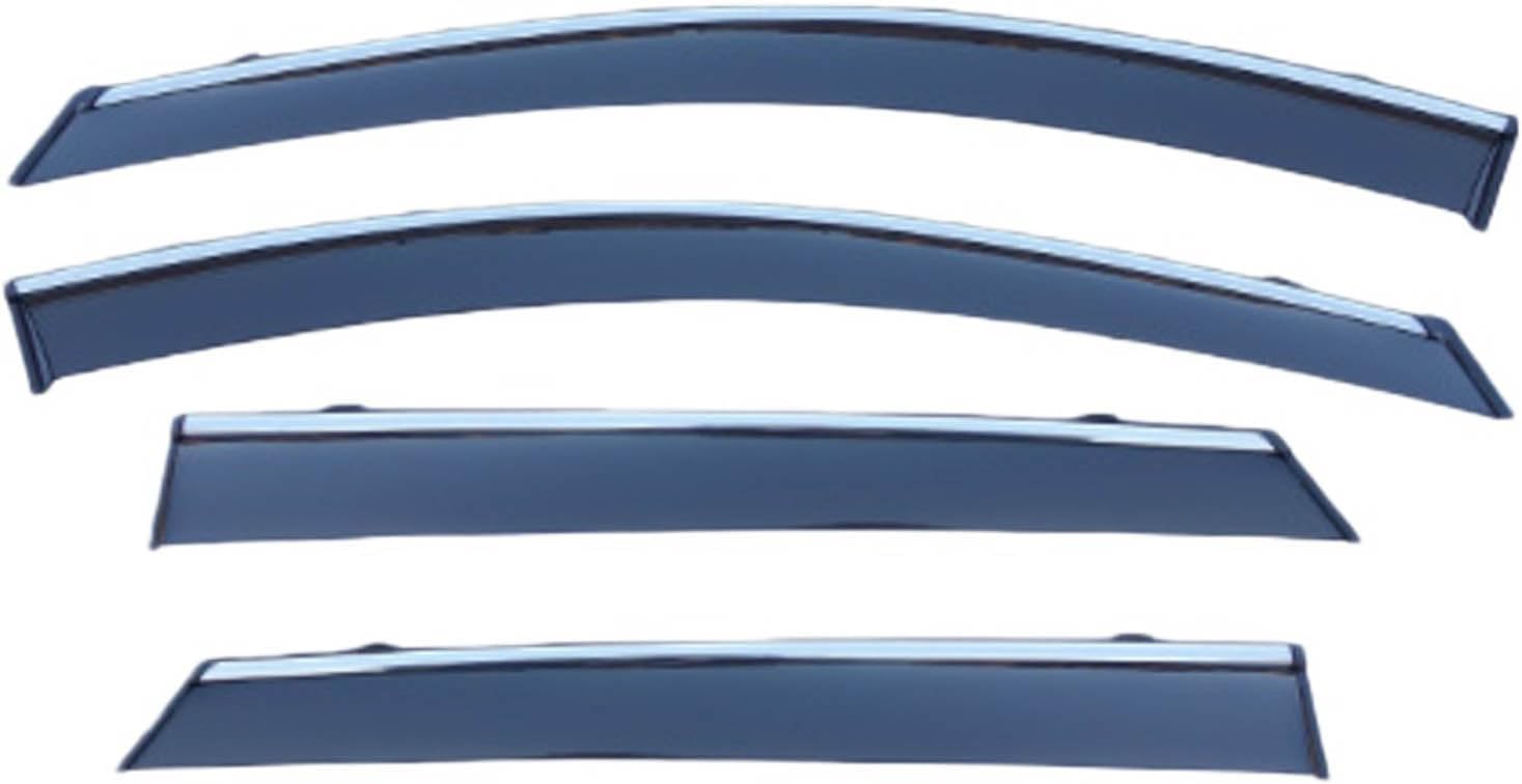 Window Deflectors for Buick Encore MK2 2020+, Sun Rain Guard Window Visors Vent Shades with Bright Stripes Car Accessories