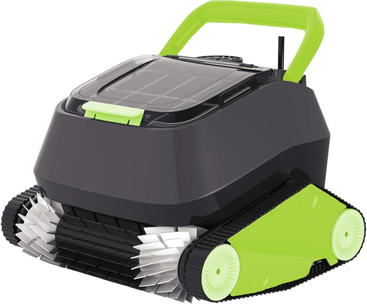 Black Pearl Inground Robotic Pool Vacuum Cleaner, Wall Climbing & Scrubbing, Easy Top Load 7 Quart Filter, Free Fine Filter for Dirt and Debris, Ideal for In-Ground Pools up to 10 Feet Deep