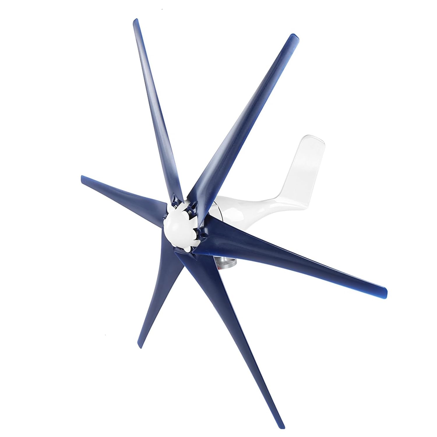 800W Professional Wind Turbines with 6 Blade Generator High Wind Utilization Suitable for Boats Terraces Cabins (24V)