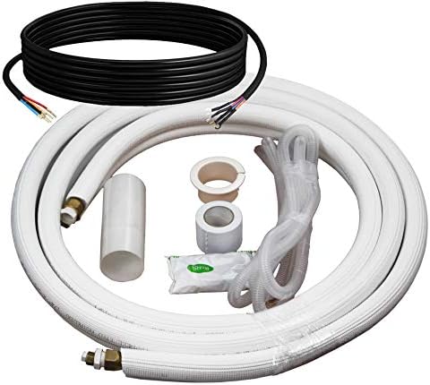 Klimaire 18,000 BTU Light Commercial Ceiling Cassette Inverter Heat Pump System with Installation Kit and Wall Mounting Bracket (208-230V)