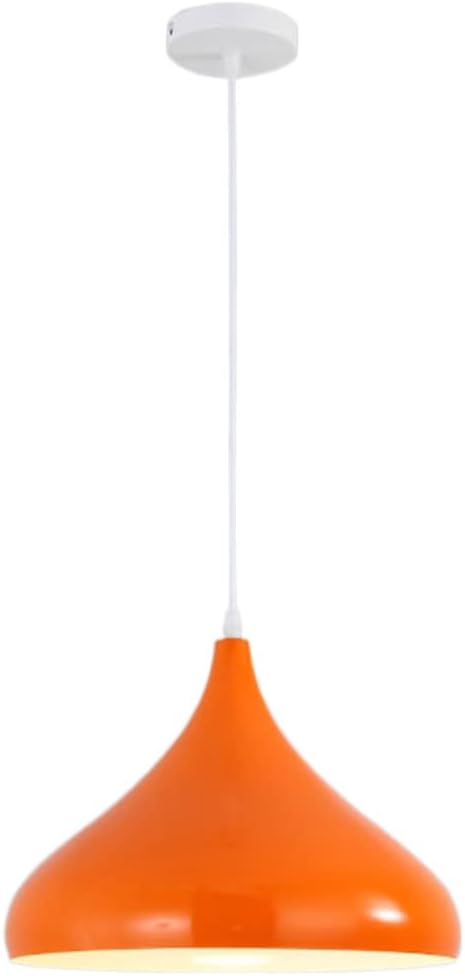 Retro Macaron E26 Chandelier Industrial Hanging Ceiling Lamp with Aluminum Shade Pendant Light Ceiling Decorative Lighting Fixture for Dining Room Kitchen Island Hallway Shop