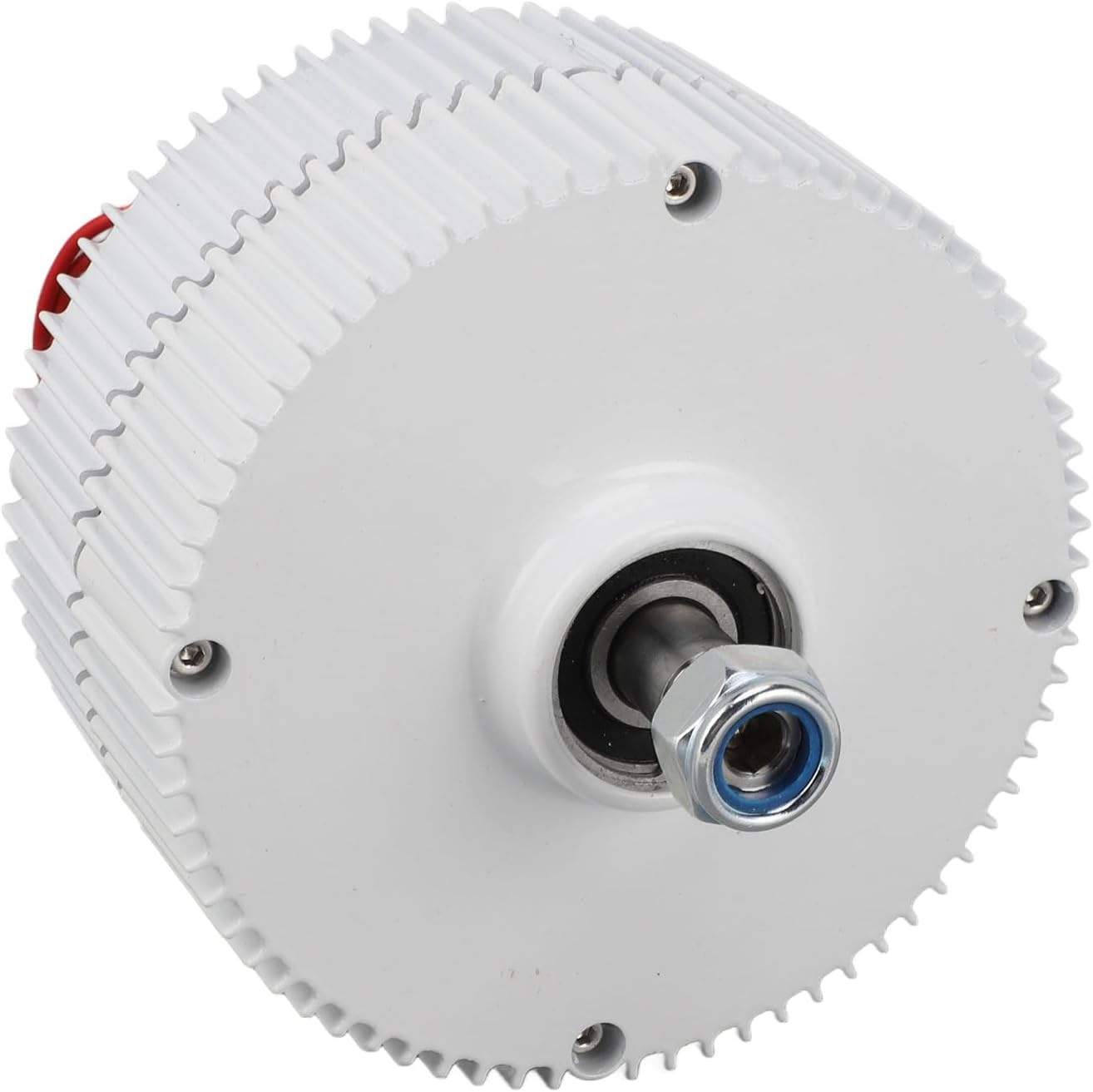 48V Double Shaft Generator 3 Phase Permanent Magnet Synchronous AC Electric Motor High Efficiency Grease Lubrication Compact Design for Vertical or Horizontal Wind Turbines (400w)