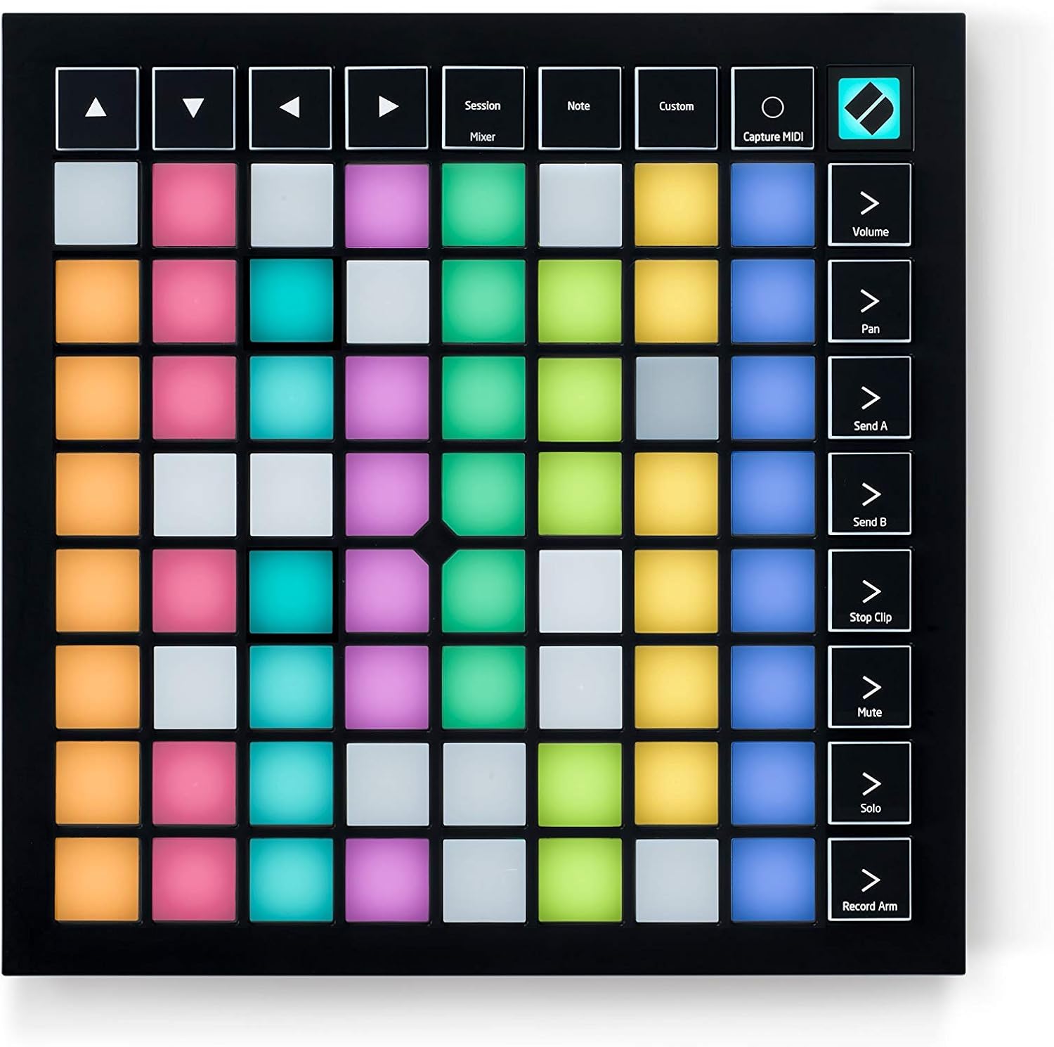Novation Launchpad X MIDI Grid Controller for Ableton Live/Logic Pro — Easy Controls, Dynamic Note Playing, Scale Modes