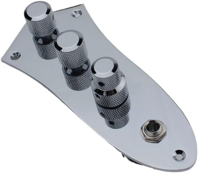 1 Set for GUY-KER 2-band Preamp/tone control for JB with adjustable GAIN (With Jazz Bass Control Plate+Control Knob)