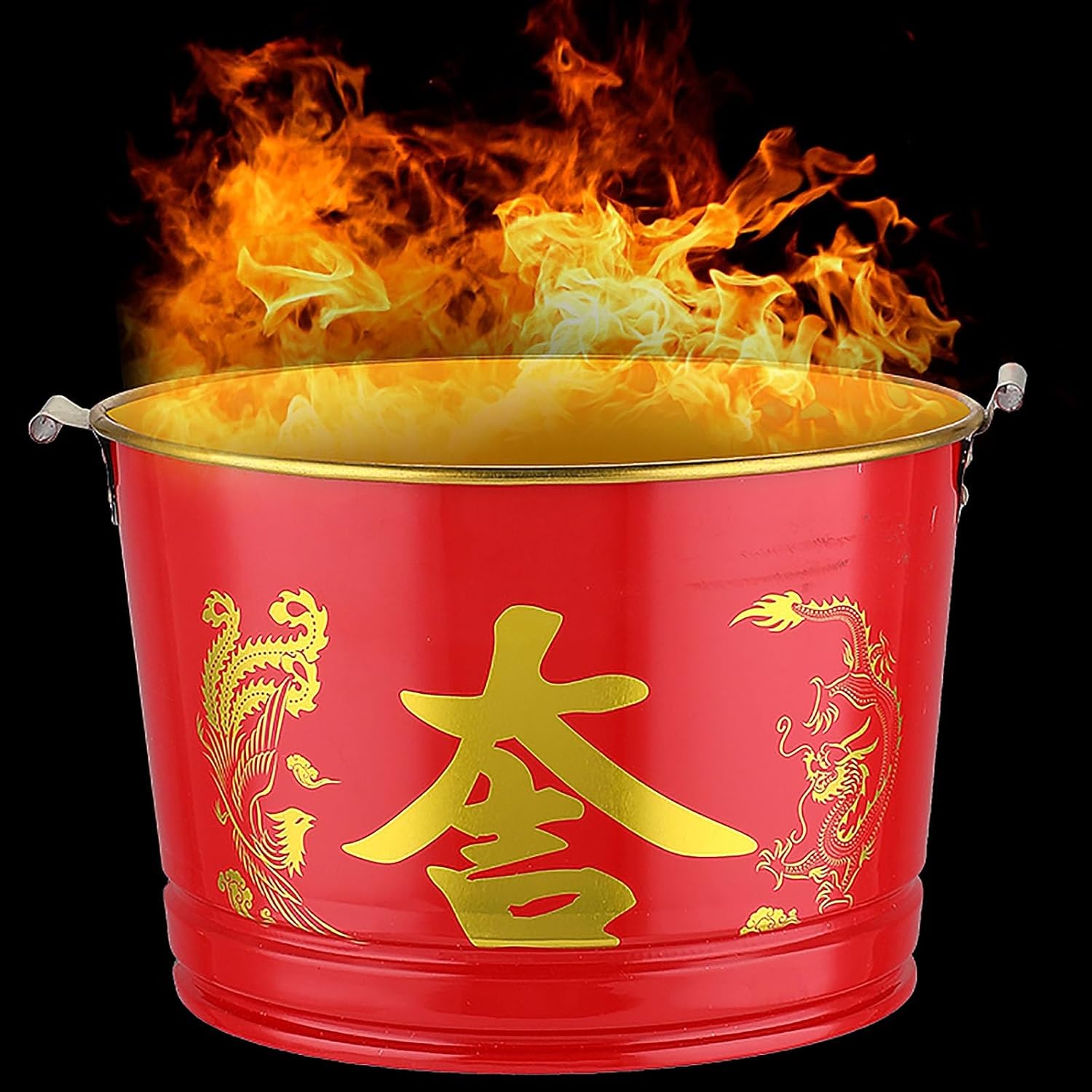 Burn Cage, Stainless Steel Incinerator, Backyard Fire Barrel, Fire Pit, Incinerator, for Waste Paper Garden Leaves