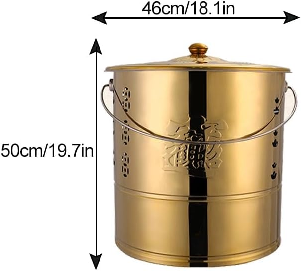 1-Pack Incinerator, Fire Pit, Incinerator Burn Barrel, Burn Cage, with Grid and Fire Hook, for Burning Yard Waste(XX-Large)