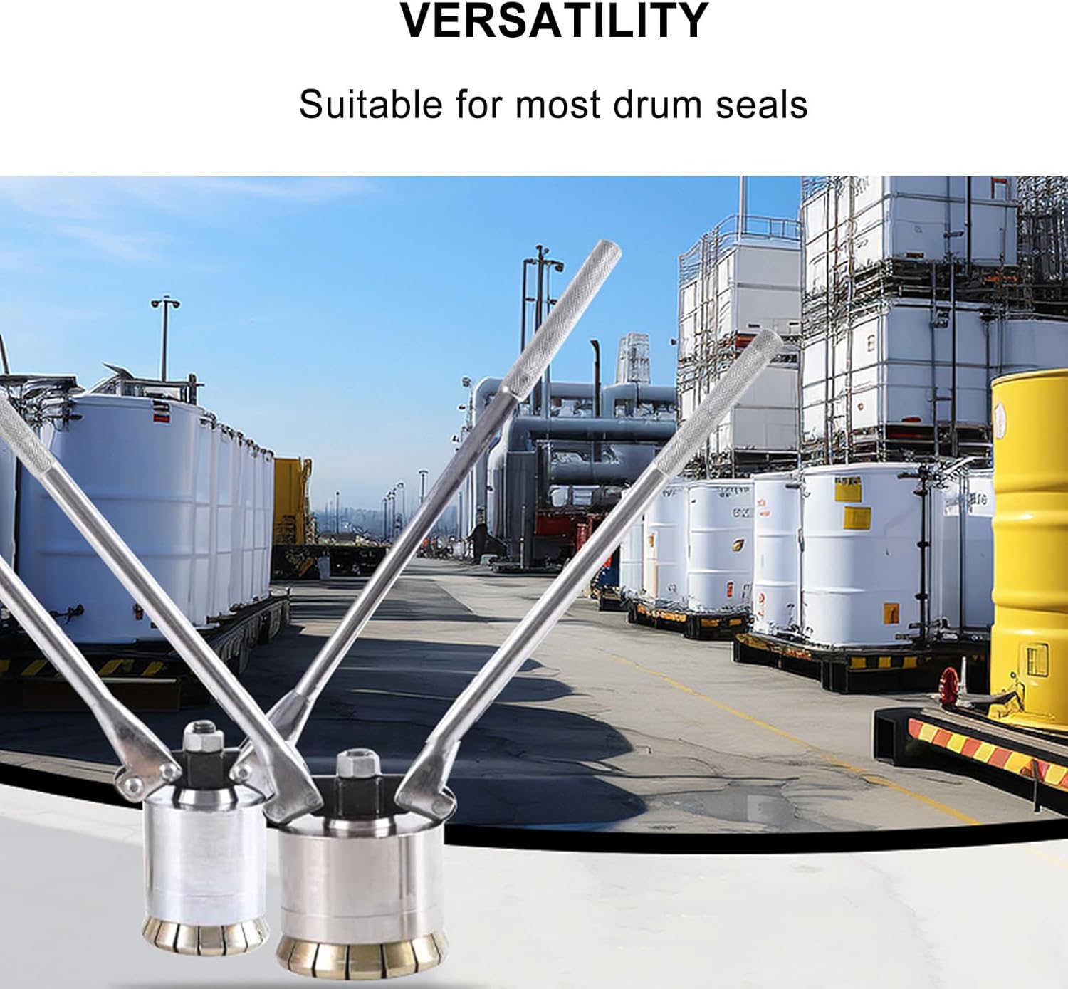 35/70Mm Oil Barrel Crimper Sealer, 200L Oil Drum Pressure Cap Sealing Barrel Crimping Tool, 53 Gallon Manual Oil Barrel Sealing Machine,70Mm-70mm