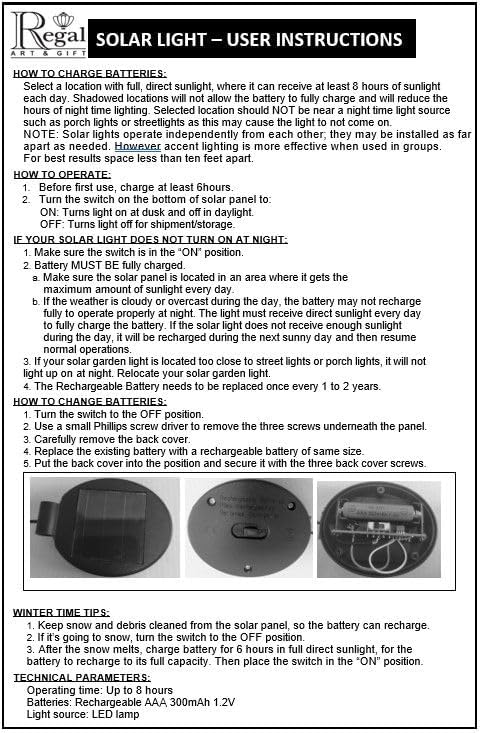 Regal Art & Gift Swirl Balloon Spinner, 62-Inch Solar Garden Stake - Metal Wind Spinner with Solar Light - Outdoor Kinetic Garden Sculpture for Yard Art, Patio & Lawn Décor - Orange