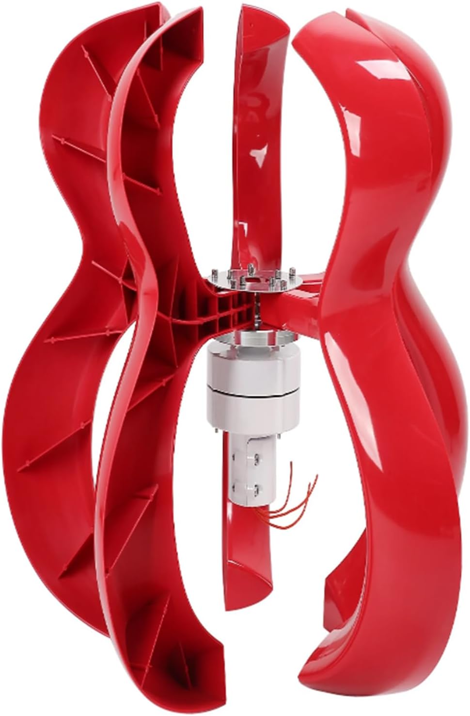 1000W Wind Power Generator Set,Wind Turbine Set 5 Blade with Controller No Noise 12V 24V 48V Wind Generators for Courtyard Outdoor Street