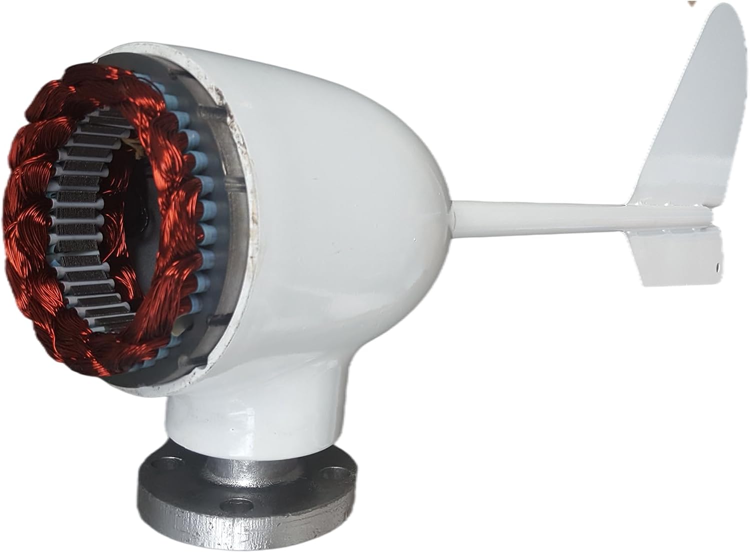 3000W 48V 120V 220V 380V Low RPM Permanent Magnet Wind Turbine Generator, 5 Blades Wind Generator Yacht Farm Small Generator for Home