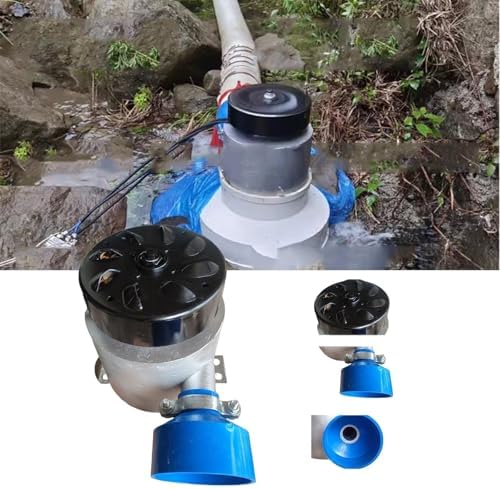 3KW Portable Water Turbine Generator, 110V-230V Mini Hydroelectric Generator with Durable Aluminum Housing for Home Backup Power, Outdoor Lighting, Camping, and Eco-Friendly Energy Solutions