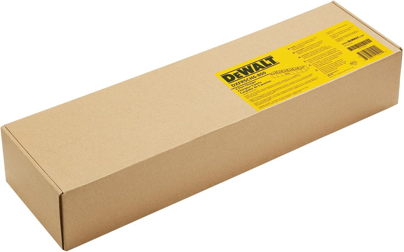 DEWALT Gang Charger Accessory for FRS Walkie Talkies, 6 Port, Compatible with DXFRS800, DXFRSCH6-800