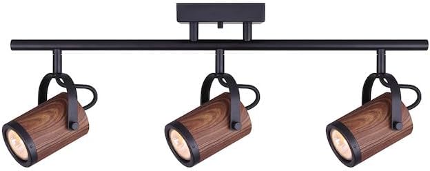 Canarm Mirari IT698B03BKW10 Track Light - 3-Light, 50W GU10, 23