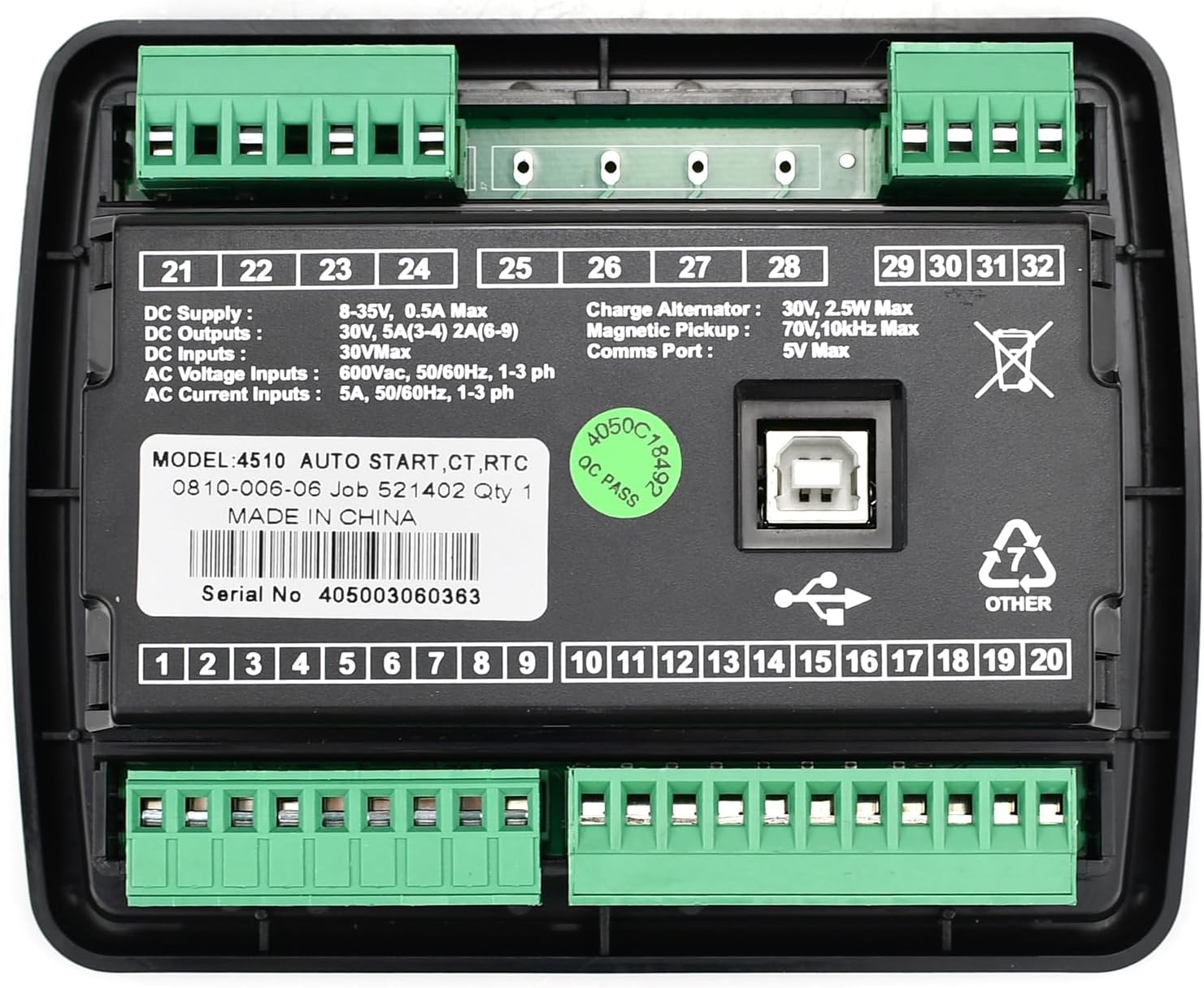DSE4510 Generator Control Module,Genset Controllers,for EFI and Non-EFI