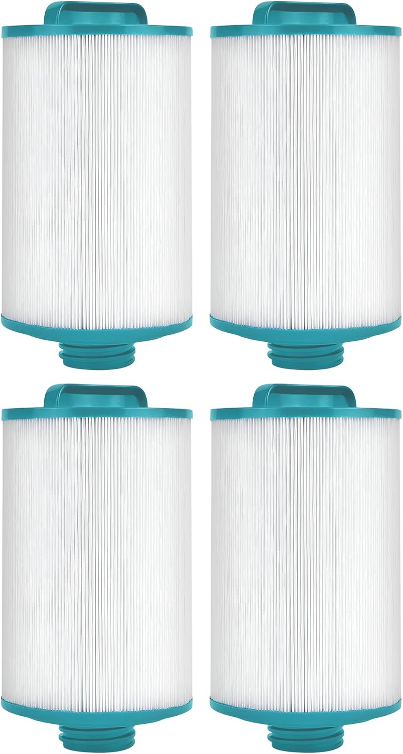 Hurricane Filters HF4H925-01 4 Pack Advanced Spa Filter Cartridge - Replacement for PSANT20P3, Unicel 4CH-925, Filbur FC-0126