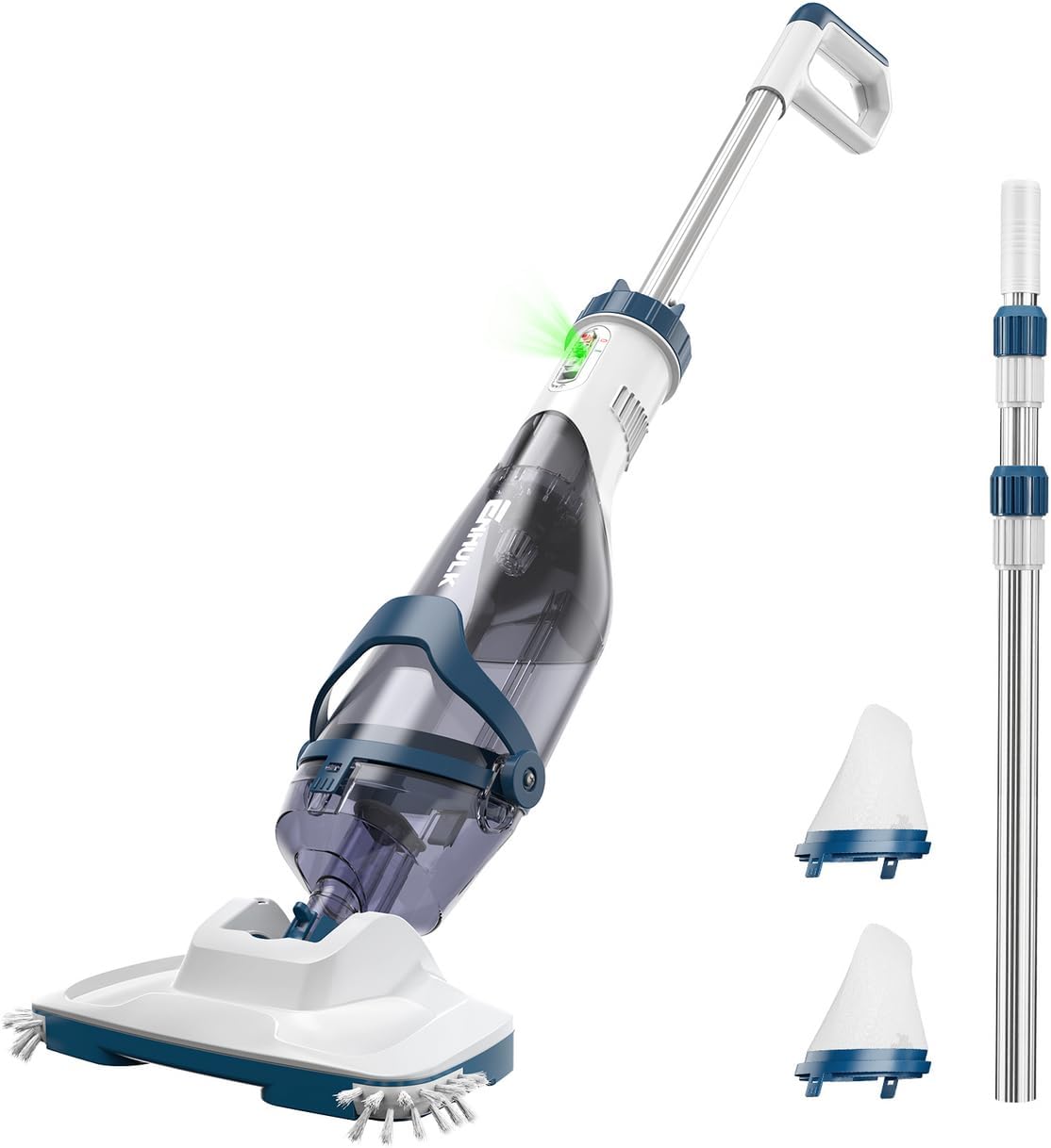 ENHULK Pro Cordless Pool Vacuum - 18.5 GPM Powerful Suction, 70min Runtime & 13.4