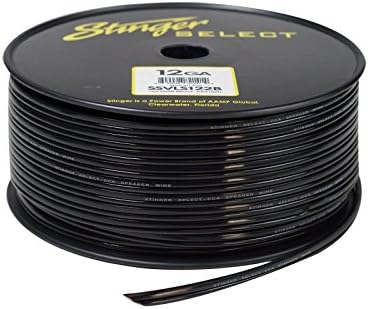 Stinger SSVLS122B 12Ga Black Speaker Wire 250ft