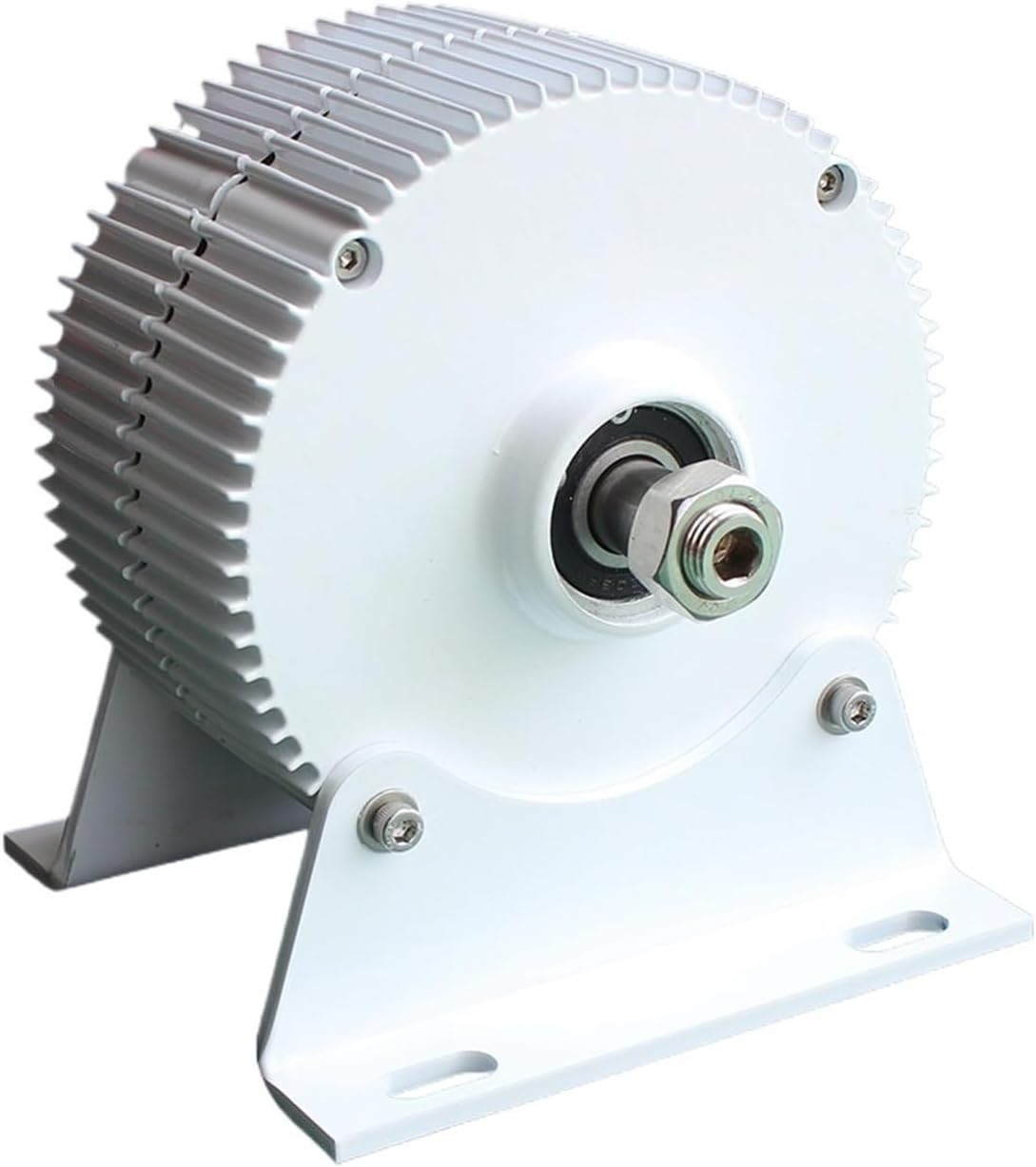 Wind Turbine Generator 1000W 1500W Wind Turbine Generator 12V 24V 48V Water Turbine Hydro tor Low Starting Speed for Home(with Base,96V_1500W)