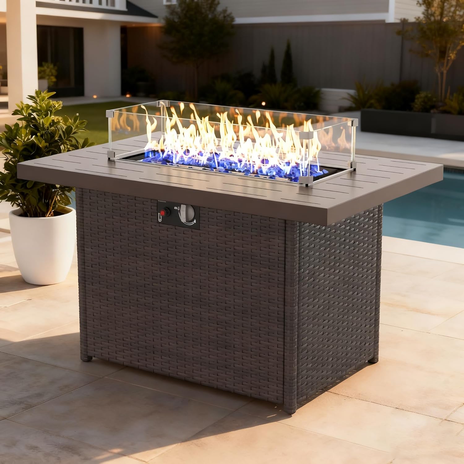 Propane Fire Pit Table, 44