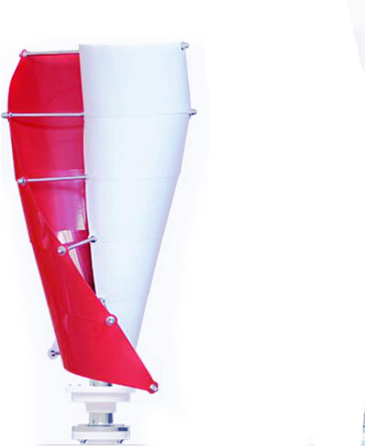 220v, Low Noise Vertical Wind Turbine 12V/24V/48V 2-Blade Wind Power Generator,Low Start Speed 10000W Vertical Axis Wind Turbine Generator