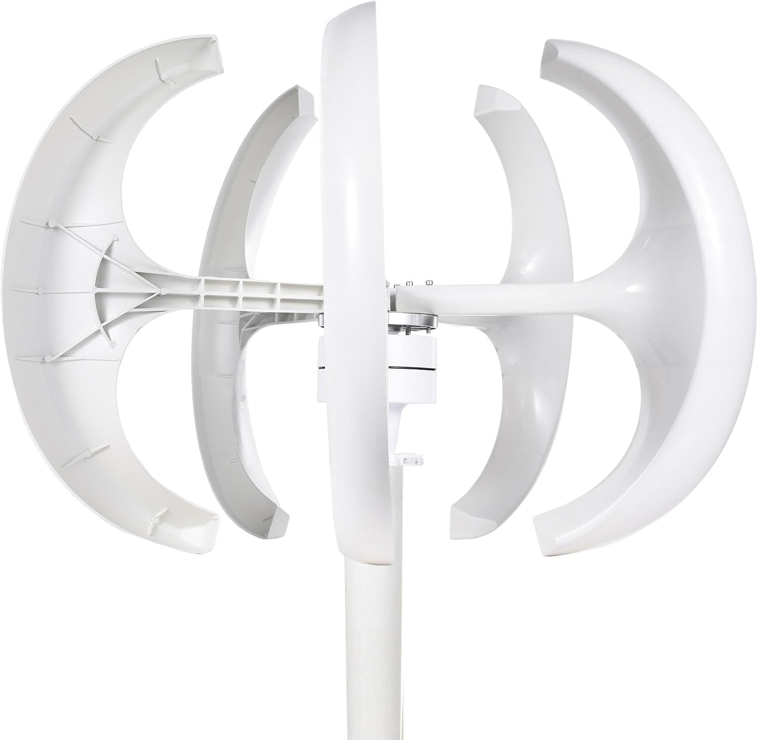 Vertical Wind Generator,5 Leaves Wind Turbine Generator Kit | Silent Quie Wind Generators for Home Use, Small Wind Turbines, 360-Degree Wind Direction for Marine, Home