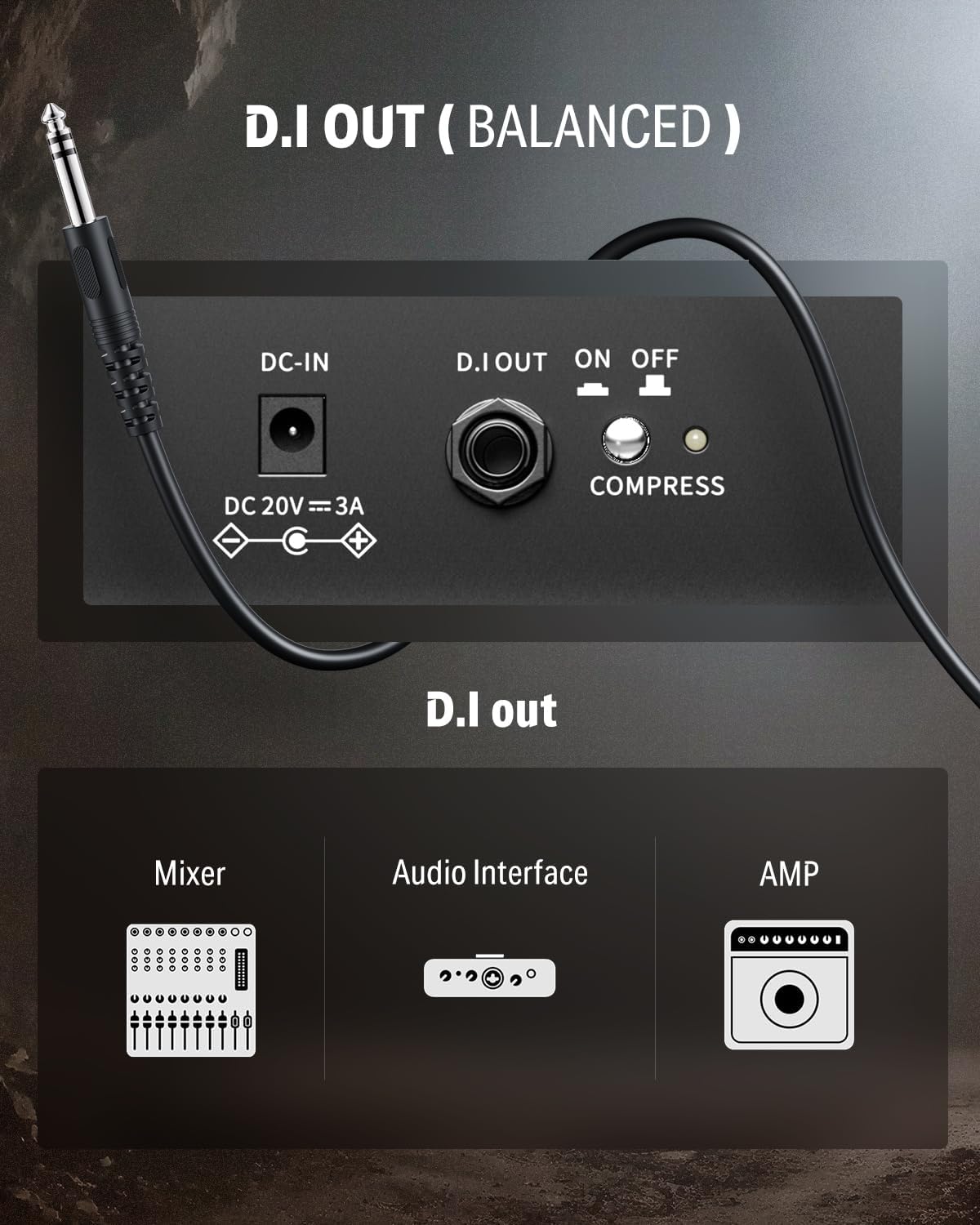 Donner 35-Watt Electronic Drum Amplifier DA-35, 2x8 Speakers, 2-Channel, 3-Band EQ, DI Out, Wireless Audio, Black, Compatible with Electronic Drum & Keyboard, Digital Modeling Amplifier