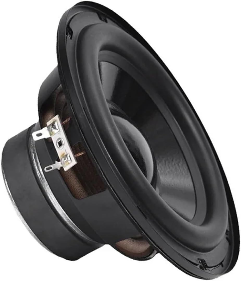 1 pcs 6.5 Inch 4 Ohm 50W Midrange Bass Speakers Round Paper Rubber Edge IPX5 Waterproof