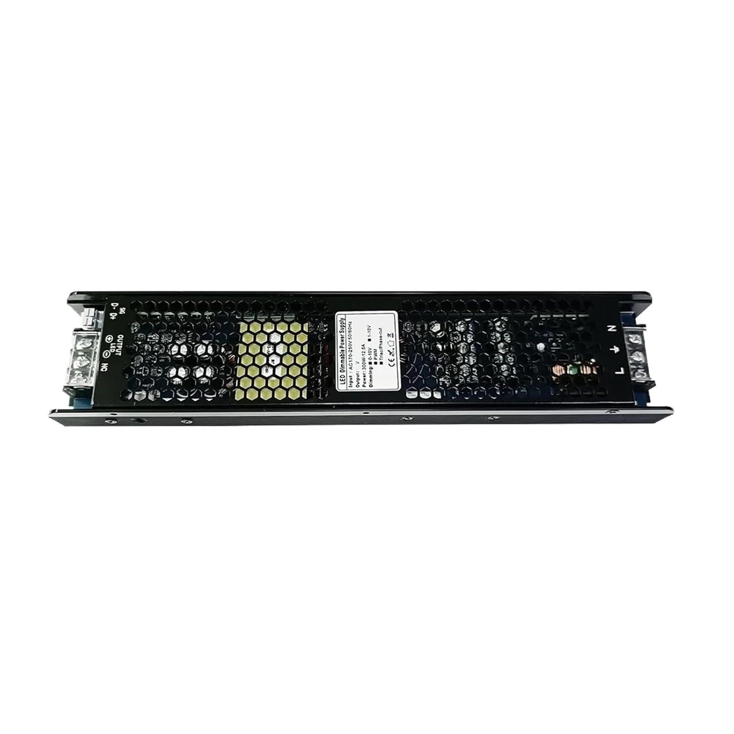 Thyristor Dimmable LED Driver 300W 100W 60W 0/1-10V Dimmable Power Supply 12V 24V 250W(300W,24Volt DC,AC 100-130V)