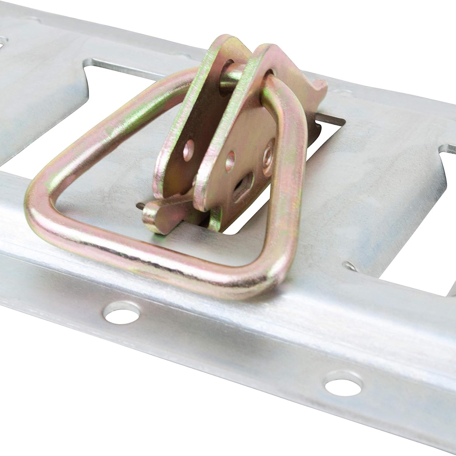 Mytee Products 22 Pieces E-Track Tie Down Kit - 6 Galvanized Horizontal 5' E Track Rails, 8 D Rings, 8 Rope Tie Offs - Heavy Duty E Track Accessories for Enclosed Trailers & Vans