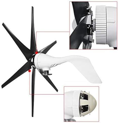 Kang 12000W Vertical Wind Turbine Generator - 12V/24V/48V, Low Noise, Ideal for Cabins & Mobile Homes, Efficient Wind Power Solution for Low Wind Speeds
