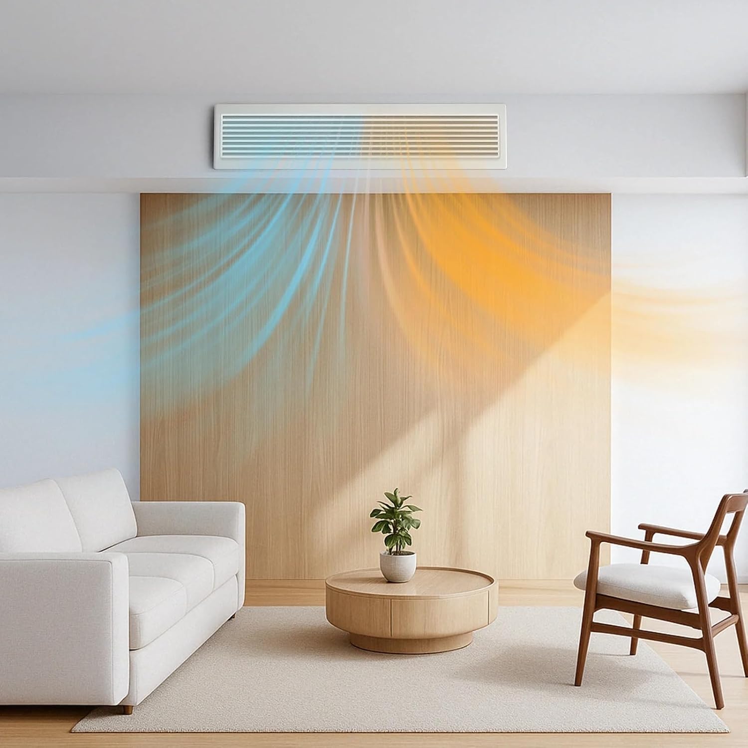 Bonnlo 12000 BTU Ducted Split Air Conditioner with Inverter & Wired Controller, 24 SEER2 Concealed Duct Mini Split AC/Heating System with Pre-Charged Condenser, Heat Pump & Installation Kit, 230V