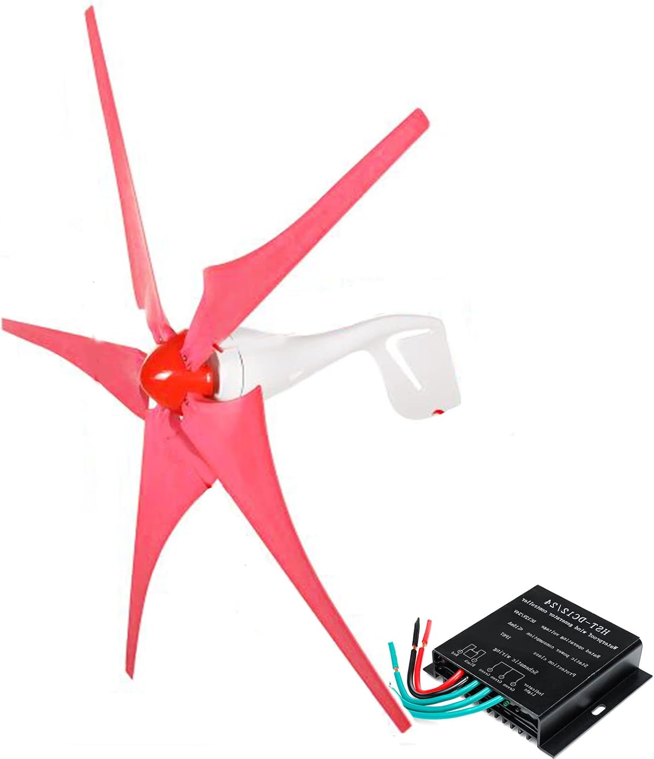 No Noise 3000W Wind Generator Kit,220V Wind Turbines Horizontal Home Powers Windmill Energy Turbines Charge(with Controller)