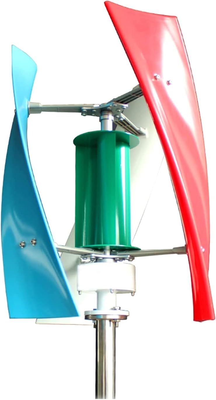 LiuSj JUnSt New Vertical Wind Power Turbine Generator, 9000W 12V/24V/48V Wind Turbine Generator Wind Generator Power for Outdoor Garden