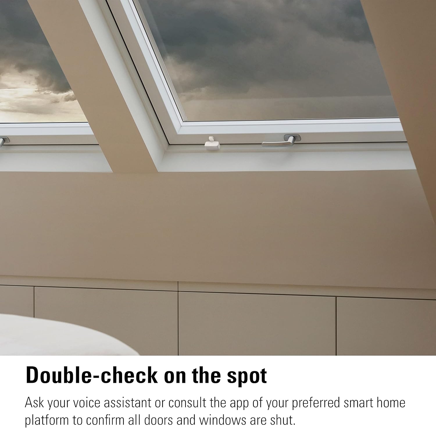 Eve Door & Window (Matter) 3 Pack – Smart Contact Sensor for Doors & Windows, Open/Closed State, Automatic Control of Accessories, Matter Over Thread, Apple Home, Alexa, Google Home, SmartThings