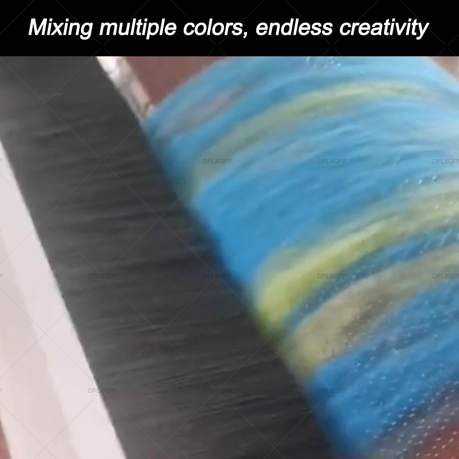 Wool Carding Machine for Blending Colors,Create Unique Rainbow Gradients & Marble Wool Batts,Manual Drum Carder with Stainless Steel Needles (20cm Roller) for Felting & Fiber Arts 40CM/16inch