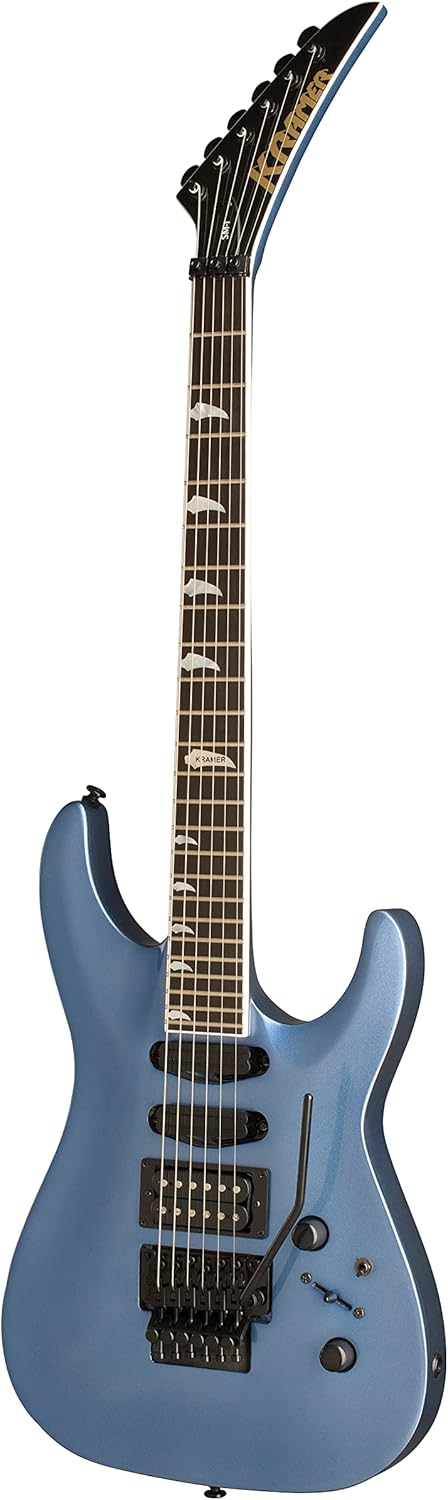 Kramer SM1 with Black Floyd Rose, Candy Blue