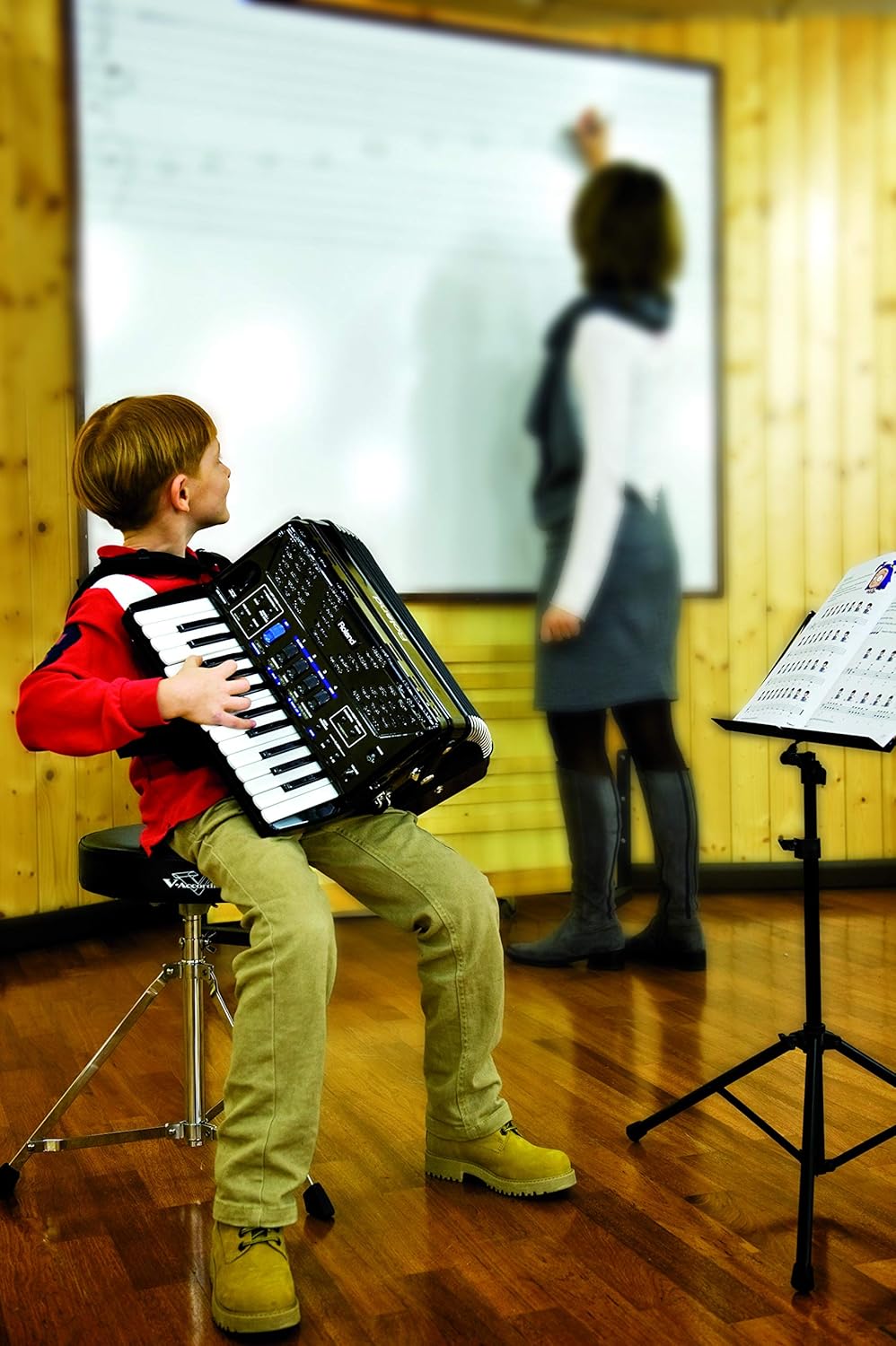 Roland V-Accordion Lite with Piano Keys and Speakers
