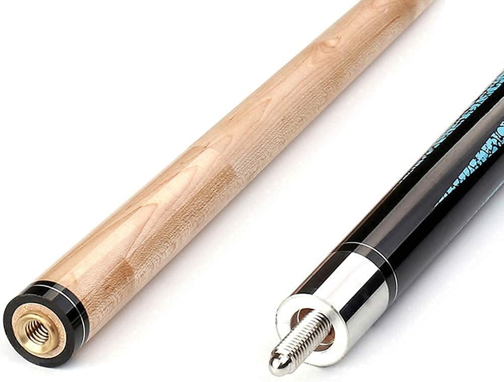 Pool Cues Billiard Cue 58Inch Pool Cue Stick 1/2 Billiard Stick Professiol Pool Stick/Cue 12.5Mm Tip Pool Cue with Cleaning Towel and Other Accessories D 147Cm/58In (A 147Cm/58In)