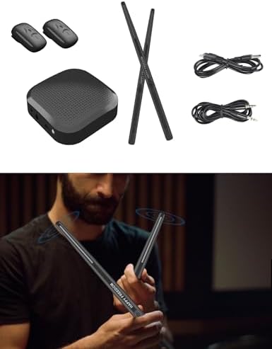 Generic Pocket Drum, Electric Drum Set, Virtual Drum Kit Portable Virtual Reality Drum Set Electronic Drum Set for Beginners Children Adults, Generic16wgz5padb