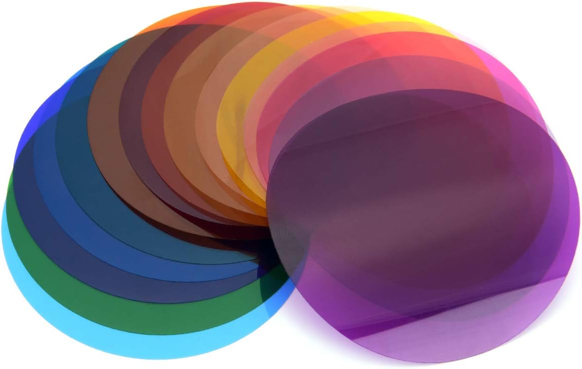 Godox V-11C Color Filters with godox AK-R1 Accessories Kit Set Compatible with Godox V1-C V1-N V1-S V1-O V1-F etc. Round Head Flash, use H200R Compatible with AD200 AD200PRO