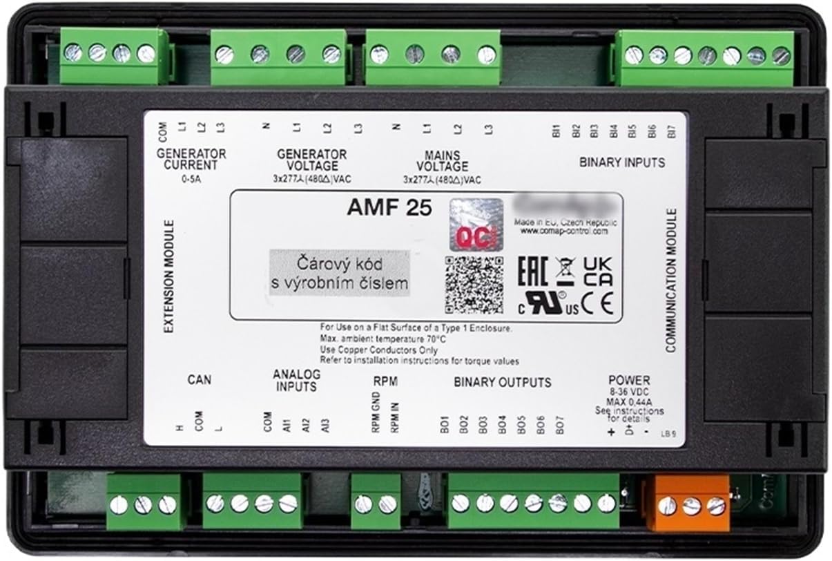 LWTZAORYI AMF-25 Genset Controller Automatic Power Backup Control Screen Generator Parts DC 8-35V