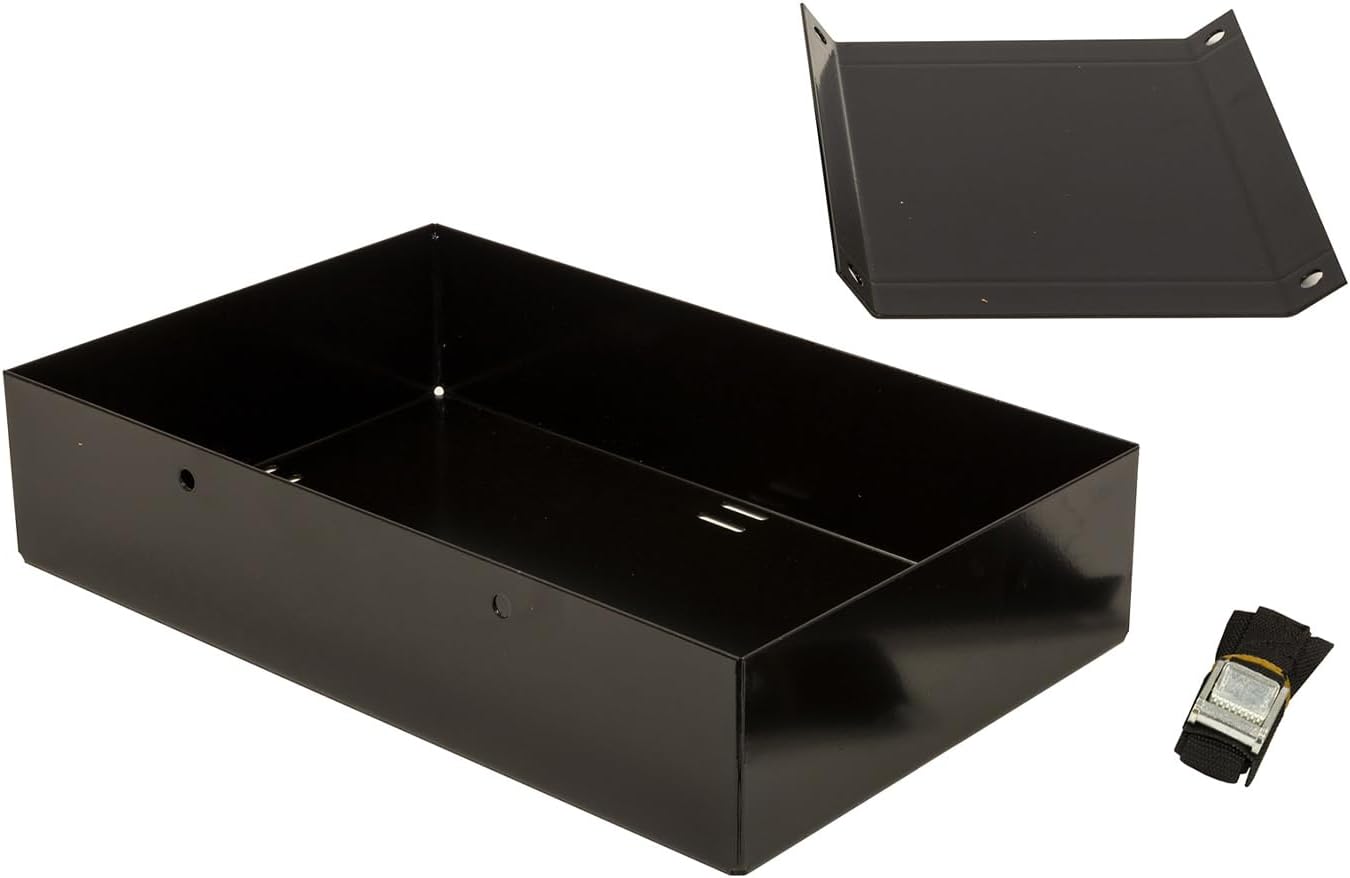 Buyers Products LT30 Gas Container Rack for Open & Enclosed Landscape Trucks and Trailers, 2.5/5 Gallon Can Holder, Made In The USA, Landscape Trailer Accessories, Lawn Care Equipment, Landscape Tools